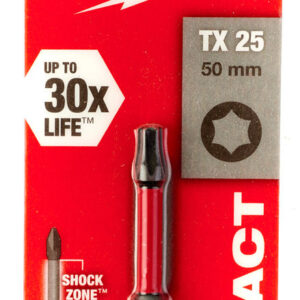 Sukimo antgalis TX25 50 mm, ShockWave 1vnt.