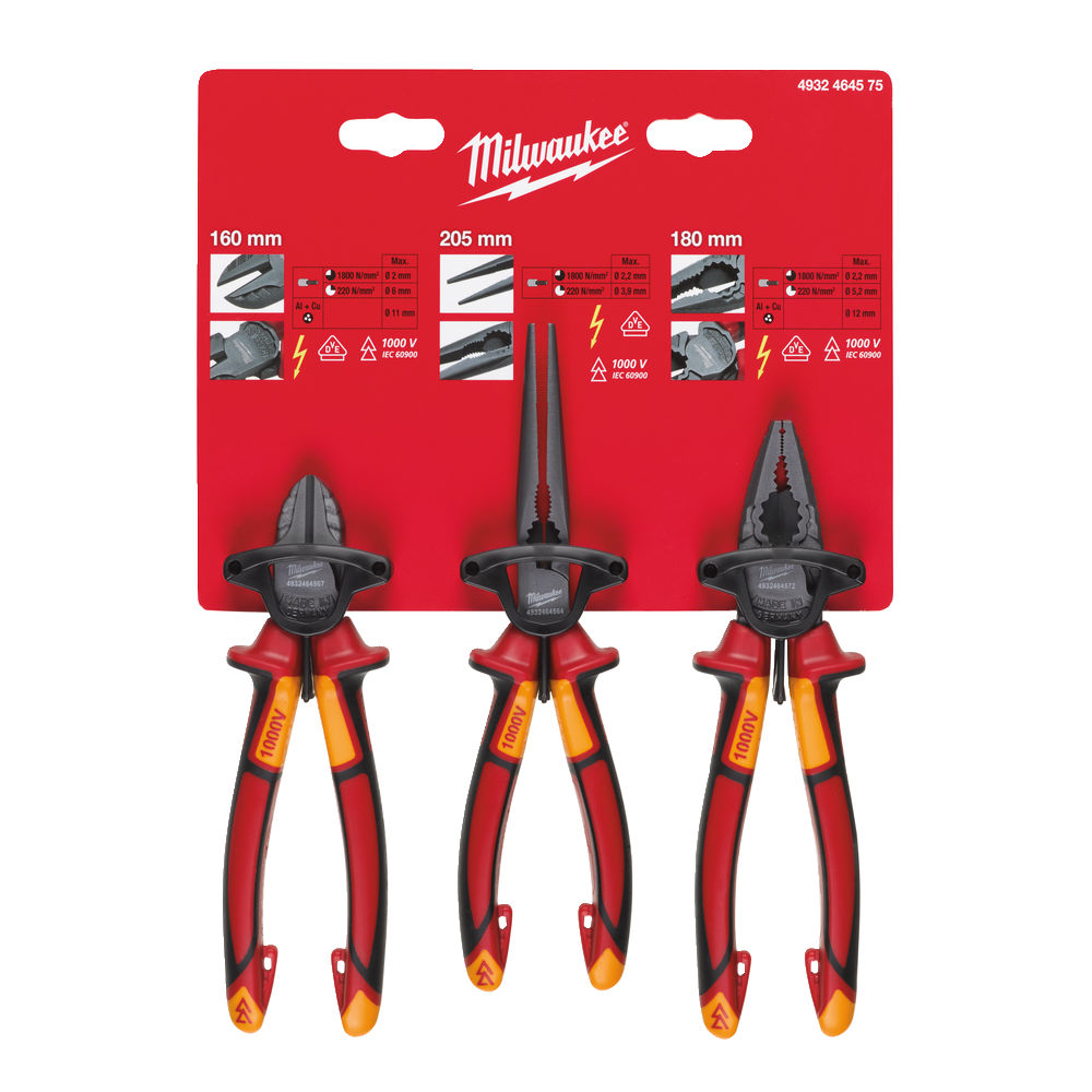 Elektriko replių rinkinys, 3vnt Elektriko replių rinkinys, 3vnt