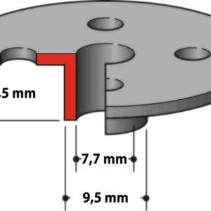 Kopijavimo žied 7.7x9.5x11.5mm 3620. RP0900