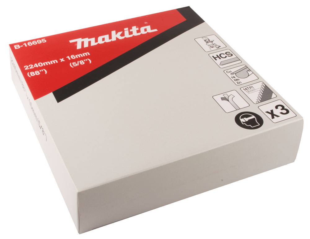 Pjovimo juosta 16×0, 5×2240 14T 3vnt minkštam metalui LB1200F Pjovimo juosta 16x0, 5x2240 14T 3vnt minkštam metalui LB1200F