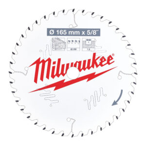 Pjovimo diskas medienai 165 x 15.8 mm, 40 dantų
