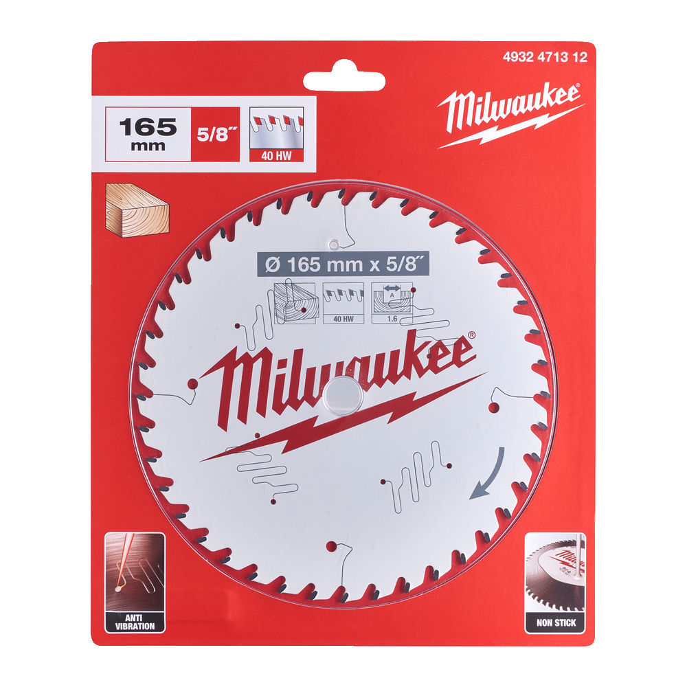 Pjovimo diskas medienai 165 x 15.8 mm, 40 dantų Pjovimo diskas medienai 165 x 15.8 mm, 40 dantų - Image 4