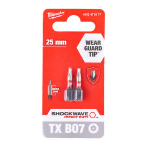 Sukimo antgalis TX BO7 25mm ShockWave 2vnt.