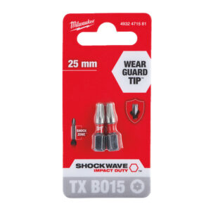 Sukimo antgalis TX BO15 25mm ShockWave 2vnt.