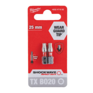 Sukimo antgalis TX BO20 25mm ShockWave 2vnt.