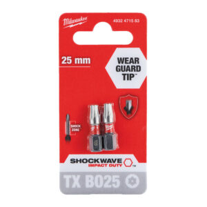Sukimo antgalis TX BO25 25mm ShockWave 2vnt.