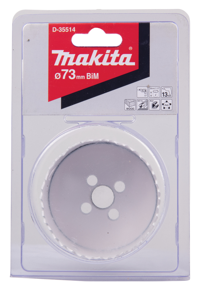 Gręžimo karūna, Bi-Metal Ø73mm Gręžimo karūna, Bi-Metal Ø73mm