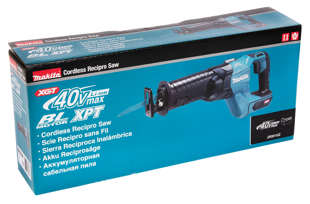 Akumuliatorinis tiesinis pjūklas XGT 40V max JR001GZ Akumuliatorinis tiesinis pjūklas XGT 40V max JR001GZ