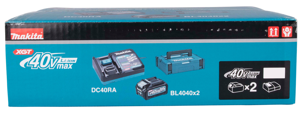 Komplektas XGT 40Vmax, 2xBL4040, DC40RA Komplektas XGT 40Vmax, 2xBL4040, DC40RA
