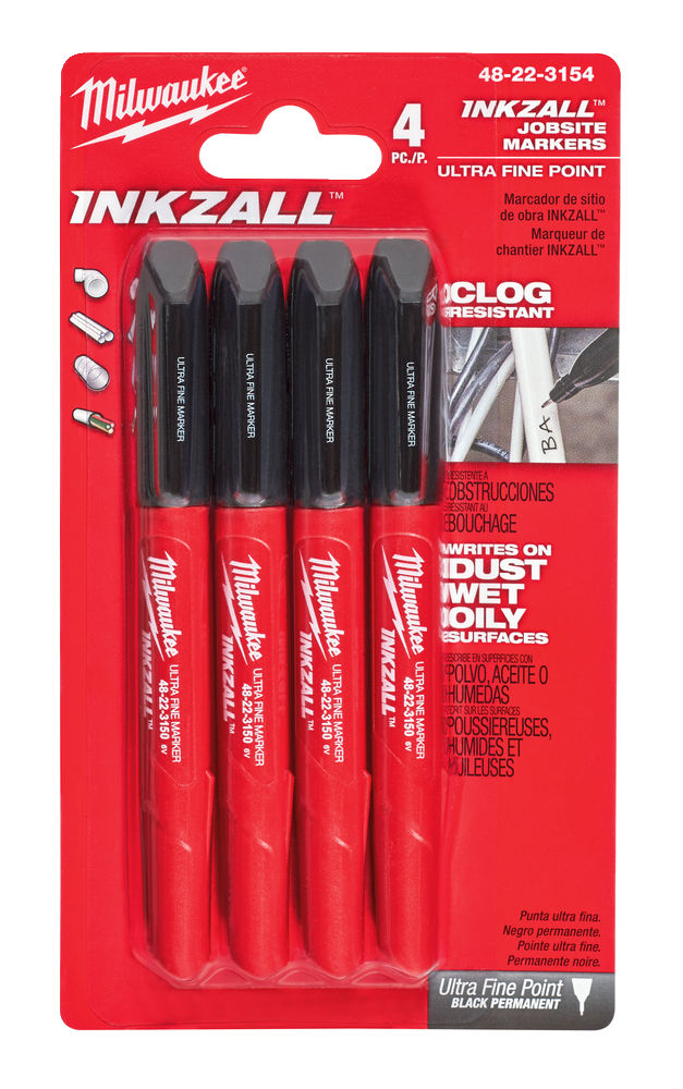 Žymeklis plonu galu 0,6mm Milwaukee (4vnt) Žymeklis plonu galu 0,6mm Milwaukee (4vnt) - Image 3