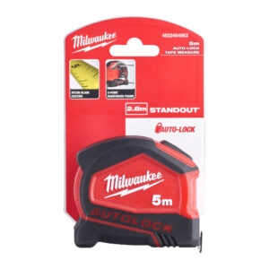 Matavimo juosta 5m 19mm Milwaukee (Autolock)
