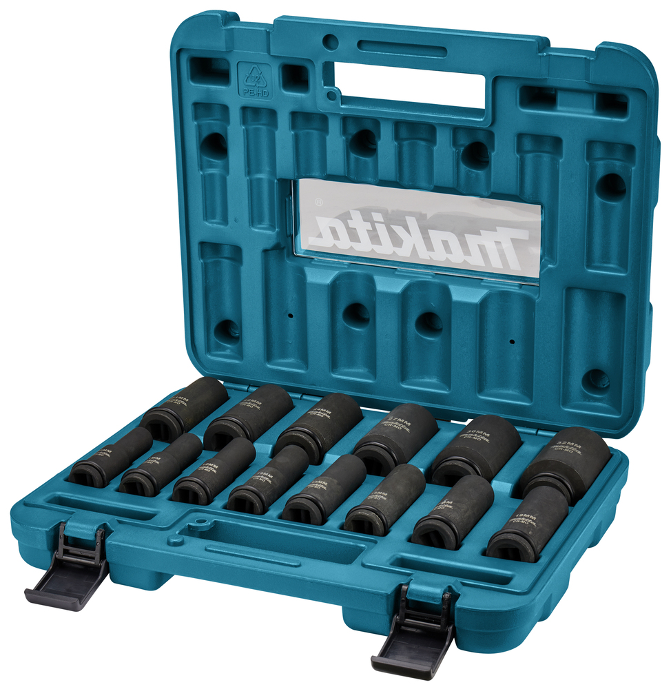 Smūginių galvučių komplektas 1/2", 14 vnt Smūginių galvučių komplektas 1/2", 14 vnt - Image 2