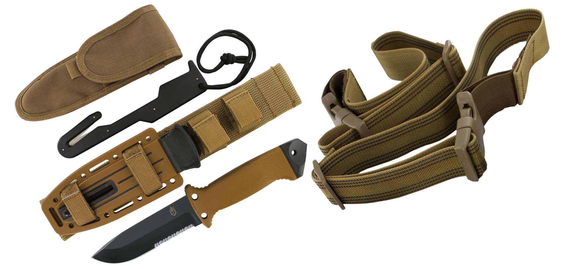 Peilis Gerber LMF II Survival – Coyote Brown Peilis Gerber LMF II Survival - Coyote Brown