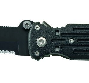 Peilis Gerber Covert-  Double Bevel 154CM, Black, Serrated