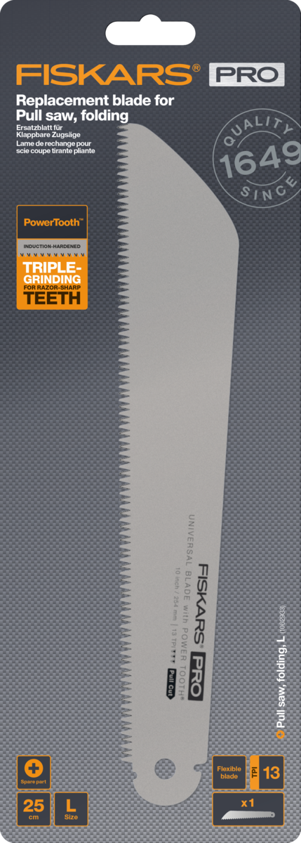 ProPower™ Tooth Pull pjūklo geležtė (25 cm, 13 TPI) ProPower™ Tooth Pull pjūklo geležtė (25 cm, 13 TPI)