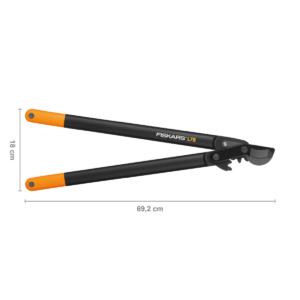 PowerGear™ Sodo žirklės prasilenkiančiais ašmenimis, kablio formos galva (L) L78