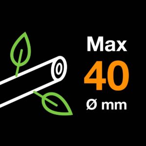 PowerGear™ Sodo žirklės prasilenkiančiais ašmenimis, žirklių formos galva (M) L76