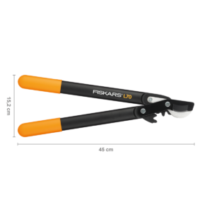PowerGear™ Sodo žirklės prasilenkiančiais ašmenimis, kablio formos galva (S) L70
