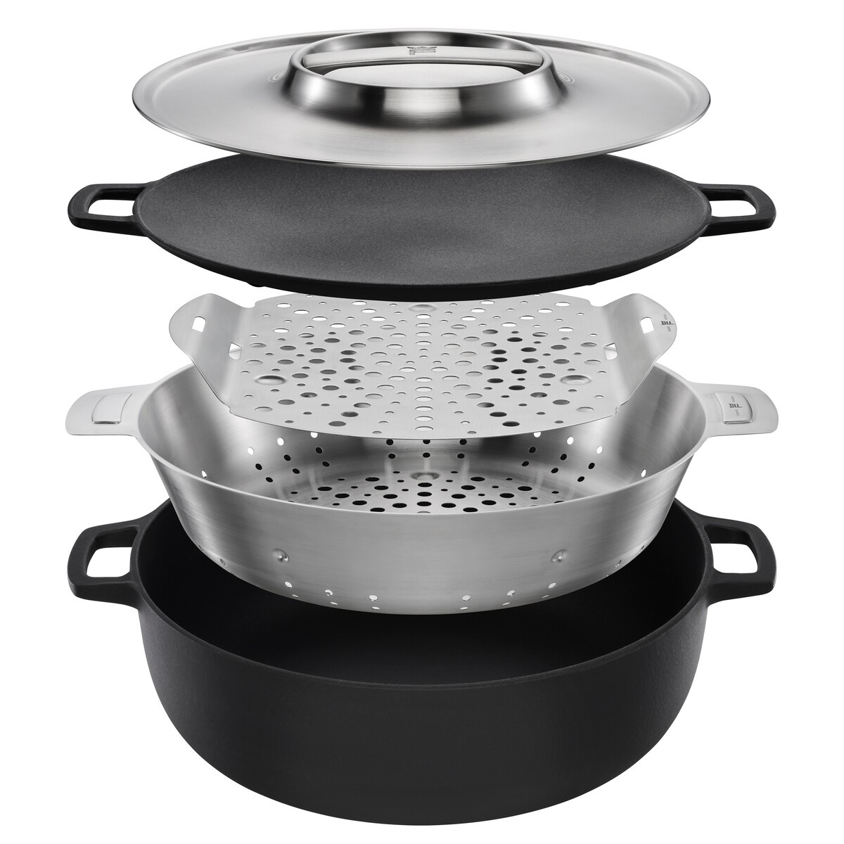Norden Grill Chef plieninis garinimo indas 30 cm Norden Grill Chef plieninis garinimo indas 30 cm - Image 5