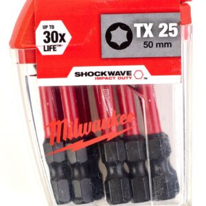 Sukimo antgalis TX25 50 mm, ShockWave CD 10vnt.