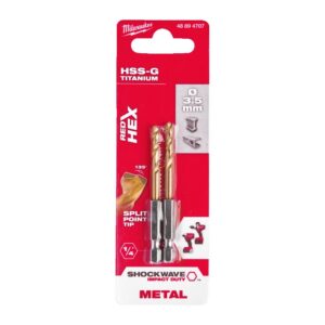 Grąžtas metalui Shockwave HSS 3,5x69 mm, 2 vnt