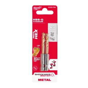 Grąžtas metalui Shockwave HSS 4x71,5 mm, 2 vnt