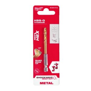 Grąžtas metalui Shockwave HSS 5,0x80 mm, 1 vnt