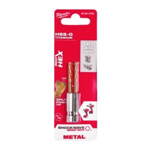 Grąžtas metalui Shockwave HSS 3x65 mm, 2 vnt