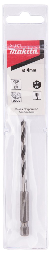 Grąžtas medžiui 4×93 mm Grąžtas medžiui 4x93 mm