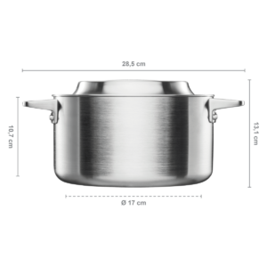 Norden steel puodas 3 L, be dangos Norden steel puodas 3 L, be dangos