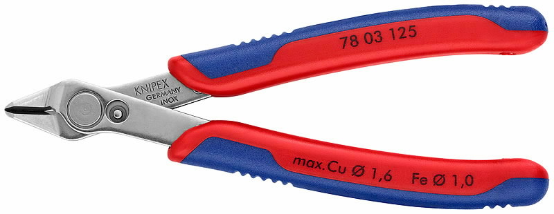 Elektronikos žnyplės INOX 125mm, Knipex Elektronikos žnyplės INOX 125mm, Knipex