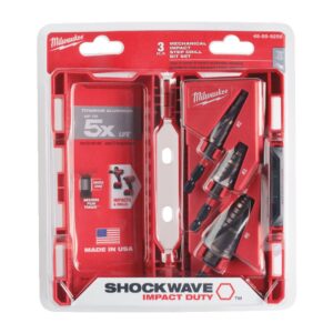 Pakopinių grąžtų komplektas skardai, Ø 4-12 mm; 4-20 mm; 6-30 mm