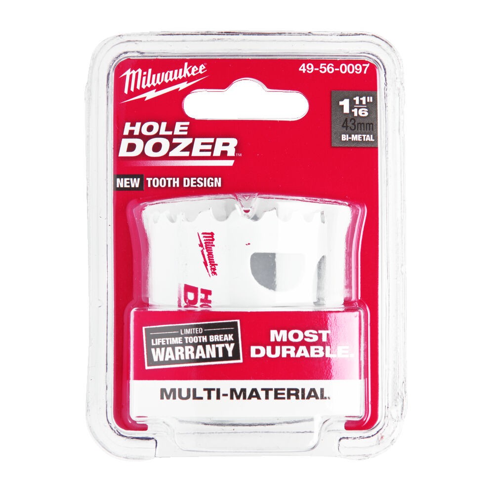 Gręžimo karūna Bi-Metal Hole Dozer, Ø43mm Gręžimo karūna Bi-Metal Hole Dozer, Ø43mm