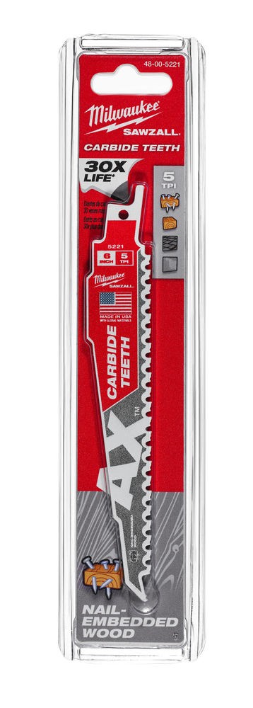 Pjūklelis tiesiniui pjūklui TCT ardymui, medienai su vinimis 150mm Pjūklelis tiesiniui pjūklui TCT ardymui, medienai su vinimis 150mm - Image 3