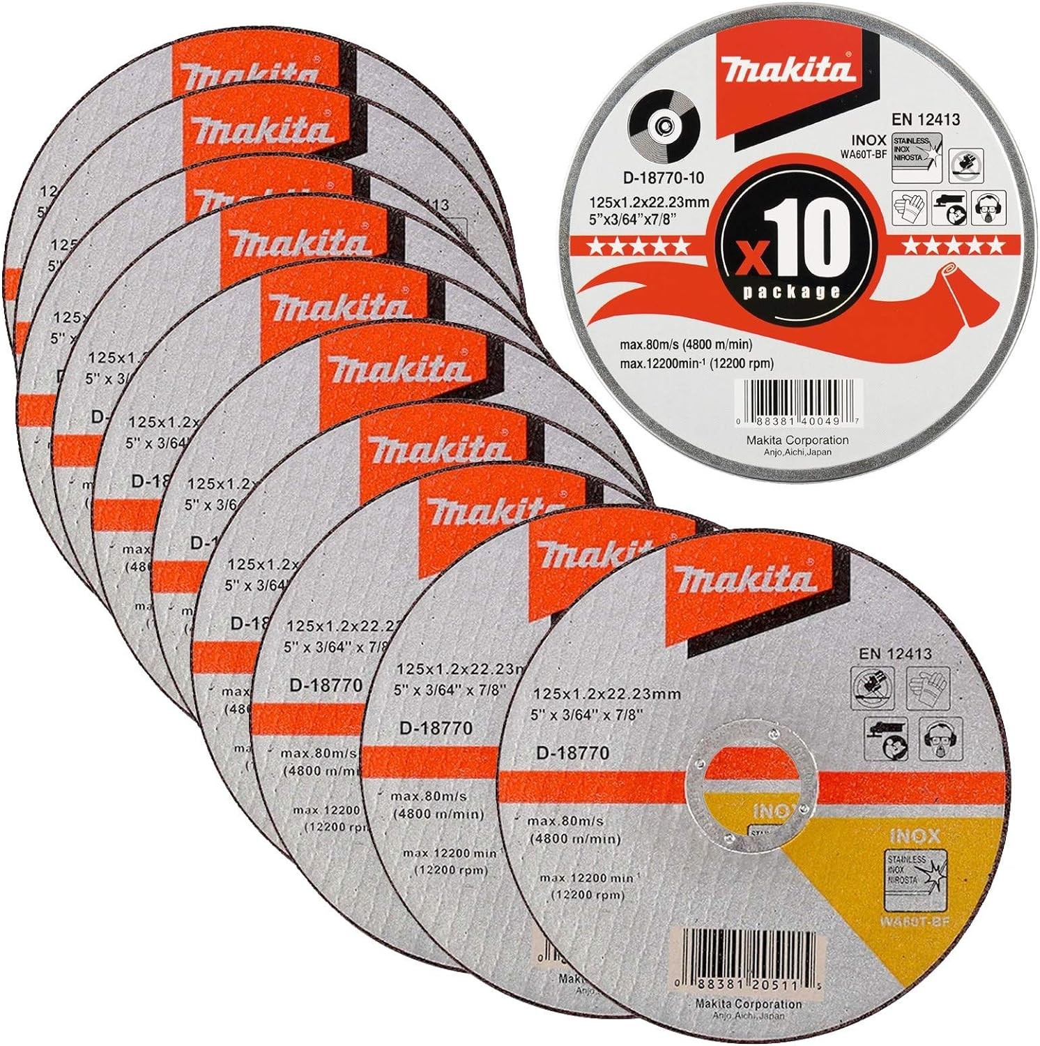 Pjovimo diskas metalui 125 x 1,2 mm, RST WA60T 10 vnt su dėžute Pjovimo diskas metalui 125 x 1,2 mm, RST WA60T 10 vnt su dėžute - Image 3