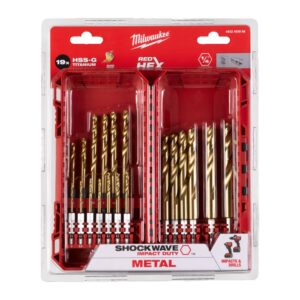 Gražtų metalui rinkinys, HSS-G 19vnt.
