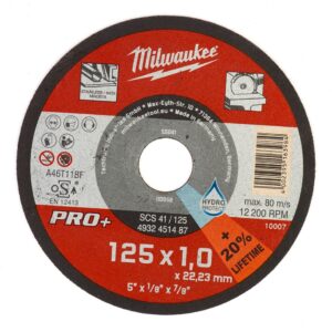 Pjovimo diskas ner. metalui 125 x 1,0 mm, 200vnt. Milwaukee