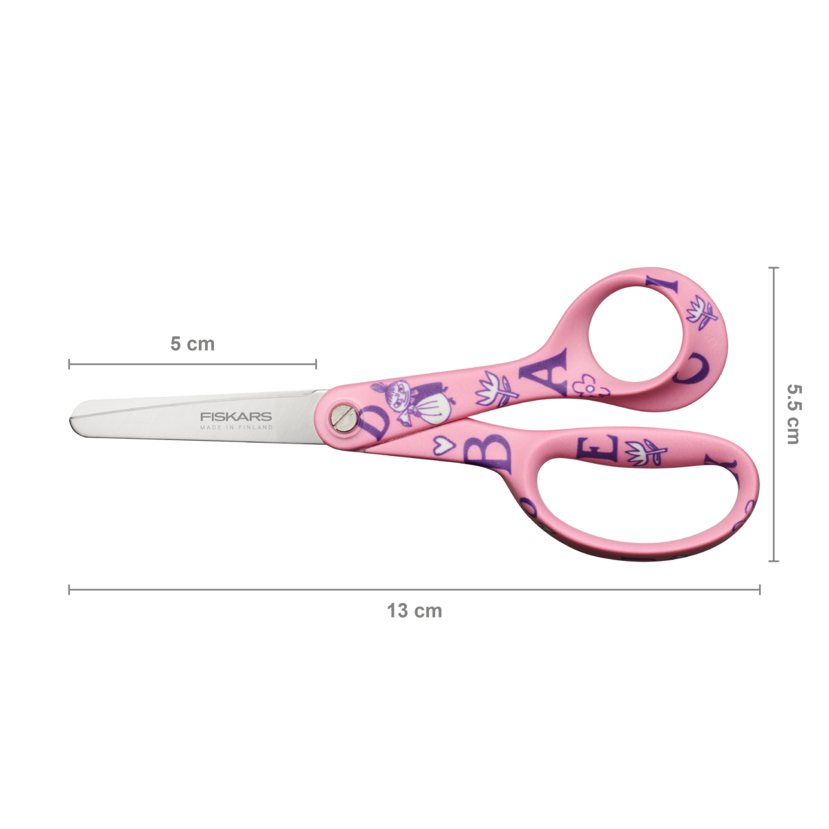 Vaikiškos žirklės, Mažoji Miu ABC, 13 cm Vaikiškos žirklės, Mažoji Miu ABC, 13 cm
