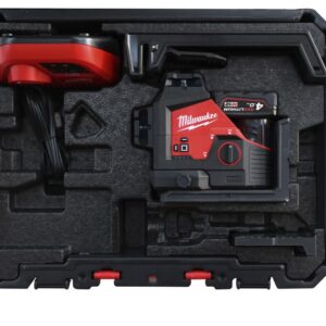 Akumuliatorinis lazerinis 360° nivelyras M12 3PL-401C