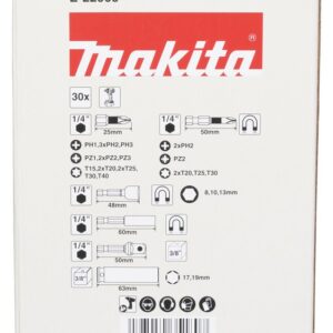 Sukimo antgalių ir galvučių rinkinys 30vnt