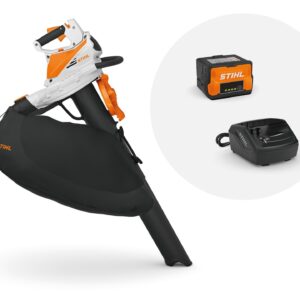 Surinktuvas - nupūtėjas akumuliatorinis STIHL SHA 56, su akumuliatoriumi AK30S ir įkrovikliu AL101