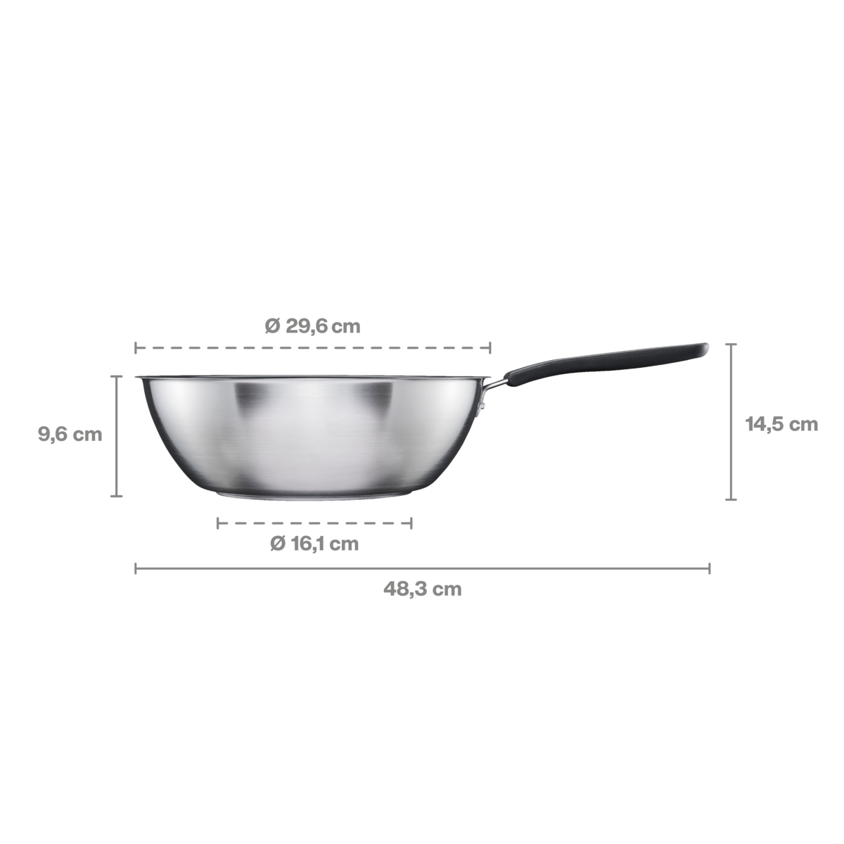 Functional Form wok keptuvė keramine danga, 28 cm Functional Form wok keptuvė keramine danga, 28 cm - Image 6