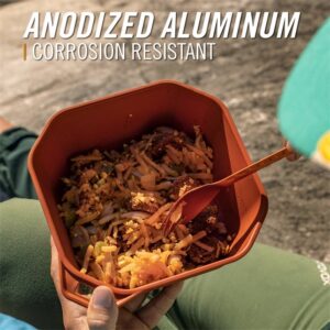 Mažas valgymo įrankių komplektas Gerber Compleat Multi Fork - Burnt Orange