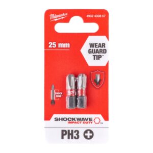 Sukimo antgalis PH3 25 mm, ShockWave 2vnt