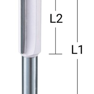Kopijuojanti freza su guoliu 12,7x13,0 mm/ 55,5mm, 8mm Kotelio skersmuo