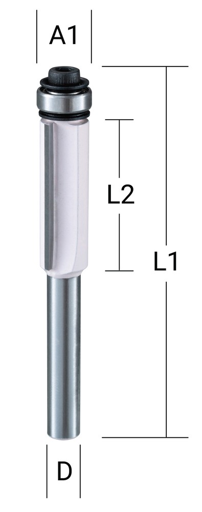 Kopijuojanti freza su guoliu 12,7×13,0 mm/ 55,5mm, 8mm Kotelio skersmuo Kopijuojanti freza su guoliu 12,7x13,0 mm/ 55,5mm, 8mm Kotelio skersmuo