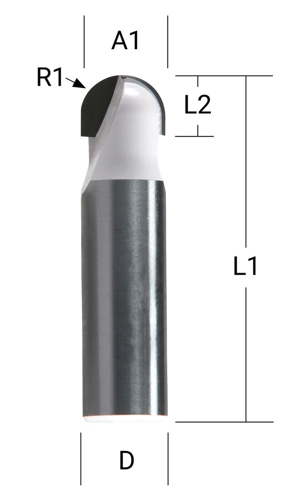 U formos griovelių freza 15,8×12,7 mm/ 44,5mm, 8mm Kotelio skersmuo U formos griovelių freza 15,8x12,7 mm/ 44,5mm, 8mm Kotelio skersmuo