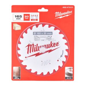 Pjovimo diskas medienai 165x20x1,6 mm, 24 dantų