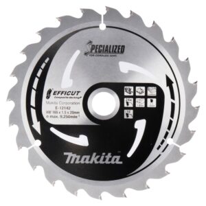 Pjovimo diskas 165X1.5X20mm 15° T24 EFFICUT klijuotoms plokštėms