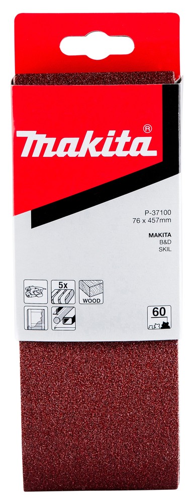 Šlifavimo juosta 76×457 K60 (5vnt.) Šlifavimo juosta 76x457 K60 (5vnt.)
